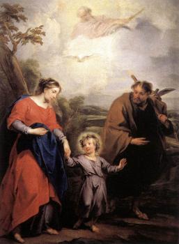 Jacob De Wit : Holy Family and Trinity